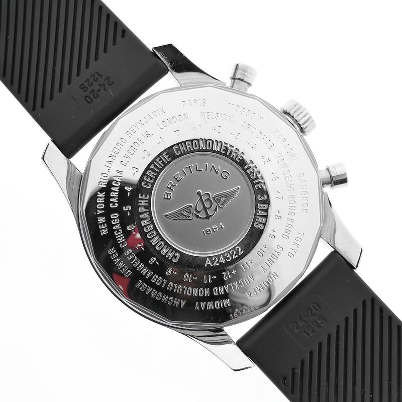 Image 8 of Breitling Navitimer World GMT; Men's watch