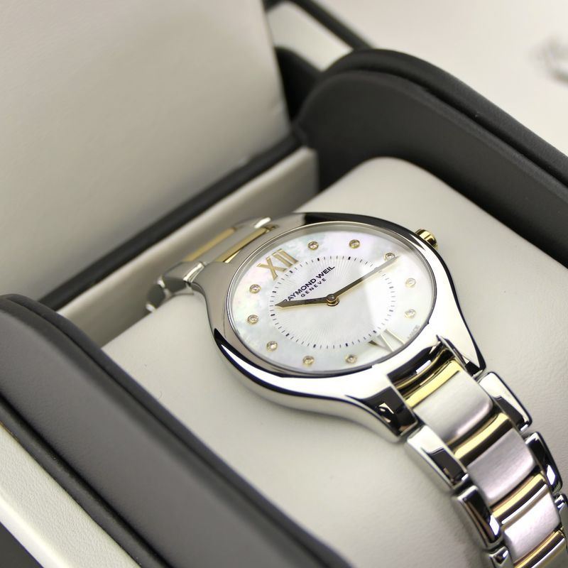 Image 18 of Raymond Weil Noemia 5132-STP-00985; Bi-Color Ladies watch with diamonds