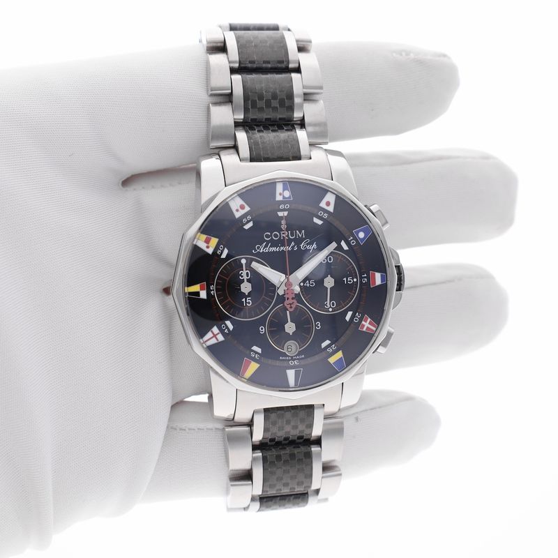 Image 3 of Corum Admiral's Cup Regatta Chronograph 985.631.20; Limited Edition men's watch