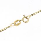 Image 5 of Gold Figaro link chain | 45 cm
