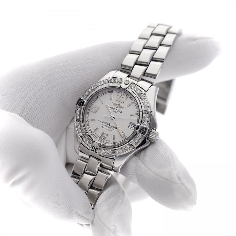 Image 5 of Breitling Colt Oceane 33mm A57350 Ladies Watch with Diamonds