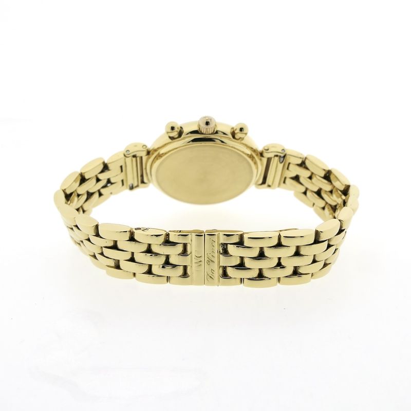 Image 11 of IWC Da Vinci Chronograph IW3735; 18k gold ladies' watch with moon phase