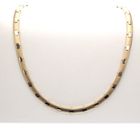 Image 6 of Two-tone gold matte fantasy link necklace