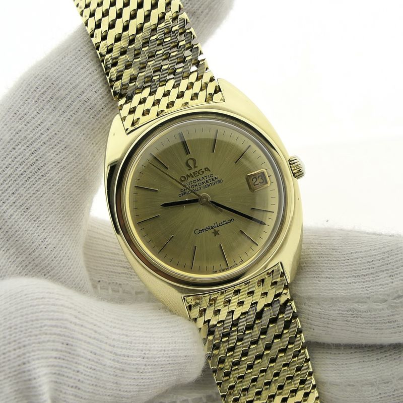 Image 15 of Omega Constellation Automatic Chronometer 168.009; Vintage 14k. gouden heren horloge