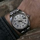 Image 14 of Rolex Datejust 'Deco Blue Arab' 116200; Automatic watch