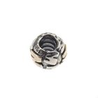 Image 4 of Pandora charm; Silver with gold; Letter M