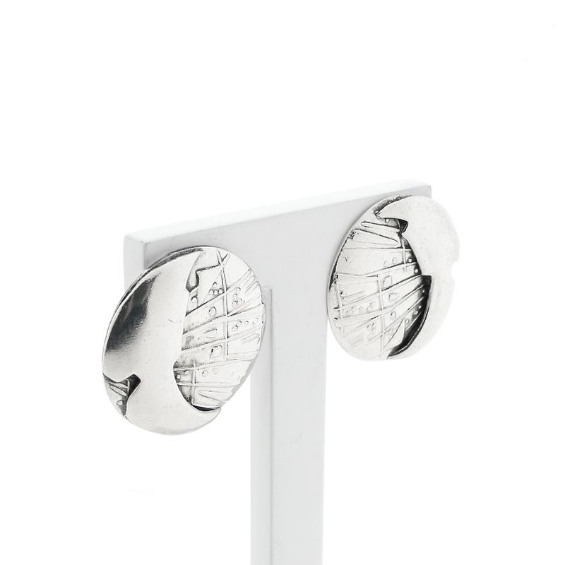 Image 3 of Vintage fantasy clip-on earrings