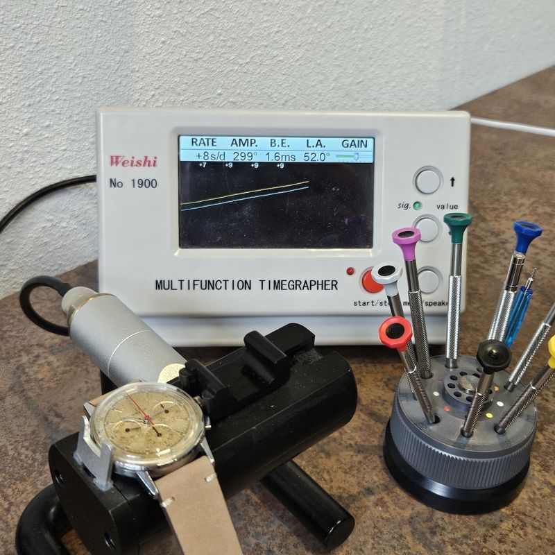 Image 21 of Omega Chronograph Cal. 321 Referentie 2279-1; Vintage chronograaf heren horloge