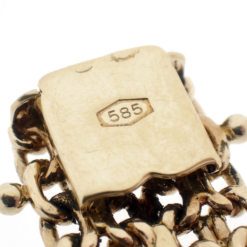 Image 10 of Vintage gold wide bracelet | 19.5 cm