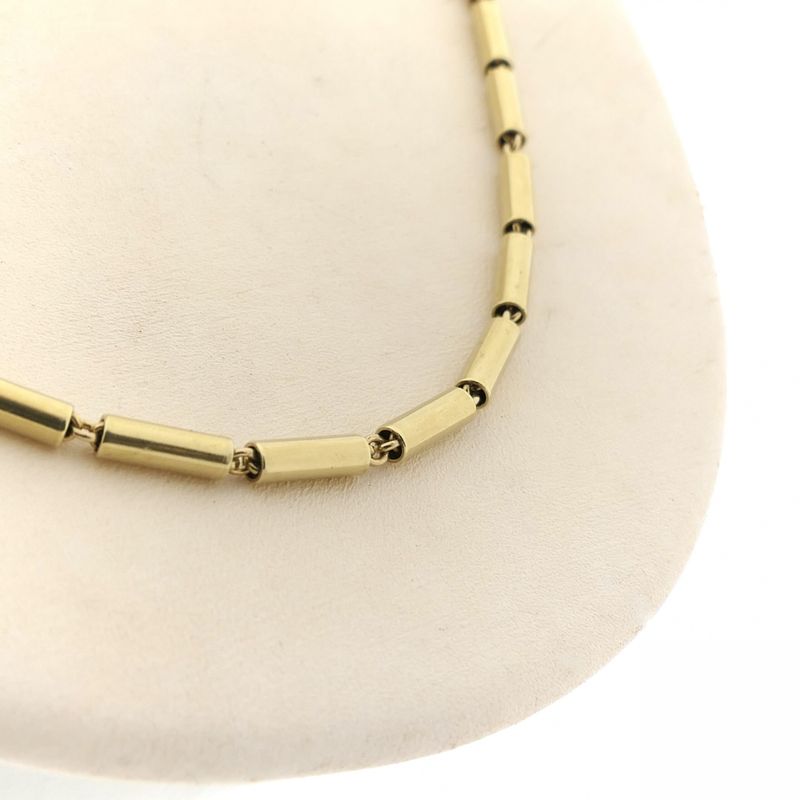 Image 3 of Gold bamboo link chain