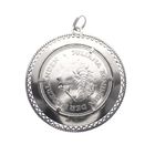 Image 2 of Silver pendant with a 10 guilder coin; Juliana 1970