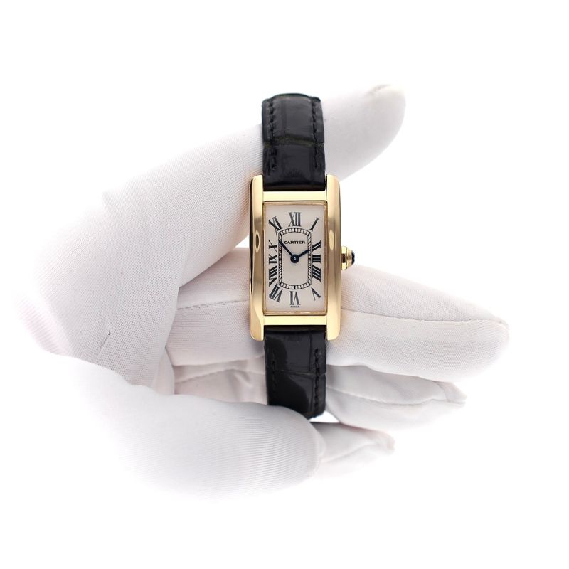 Image 8 of Cartier Tank Américaine 18ct. Gold Ladies Watch