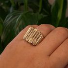 Image 4 of 18-karat gold cocktail ring with 0.59 ct diamond