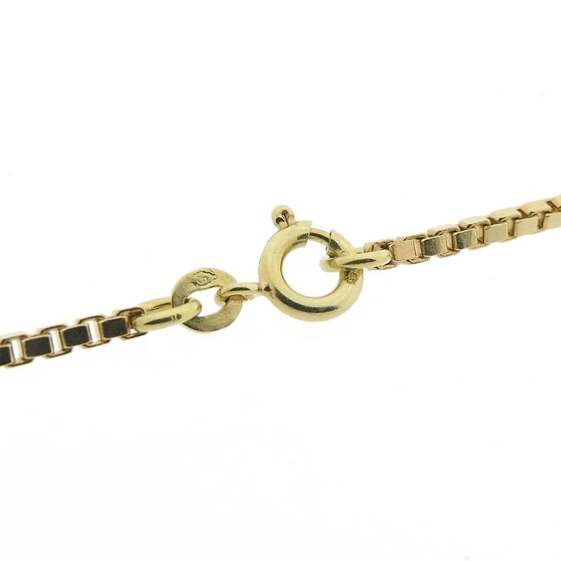 Image 6 of Long gold Venetian link chain