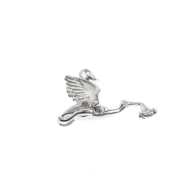 Image 4 of Silver charm; Stork
