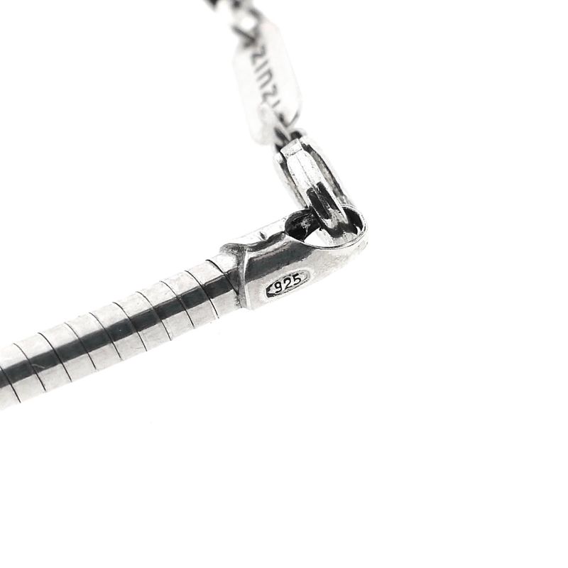 Image 5 of Zinzi Silver Snake Chain Necklace