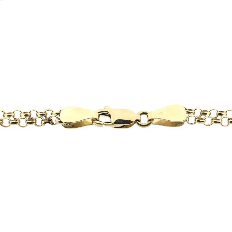 Image 5 of Gold double jasseron link chain.