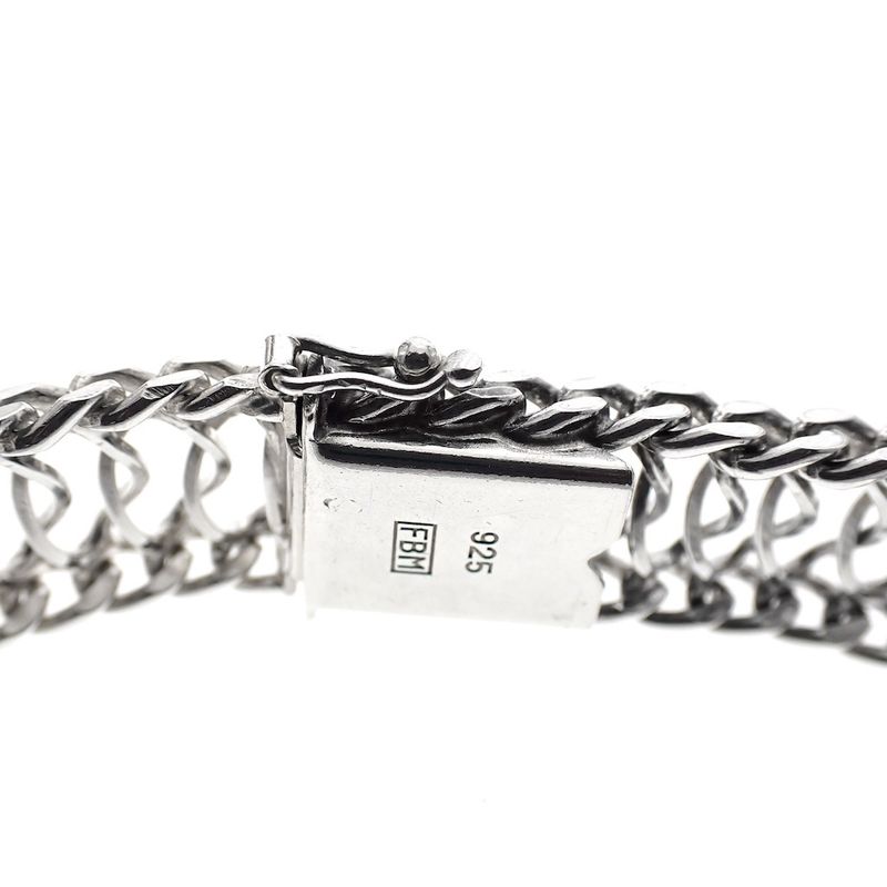 Image 4 of Silver French gourmet bracelet | 19 cm