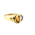 Image 5 of 8 carat ring with synthetic amethyst and citrine