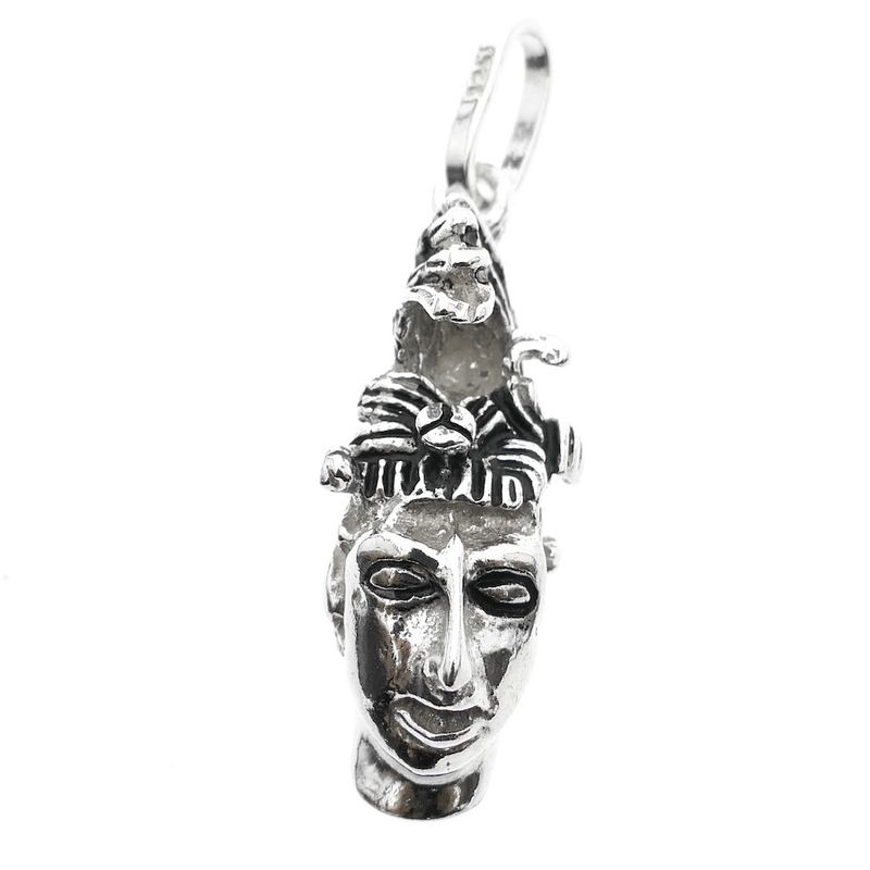 Image 1 of Silver punk style necklace pendant