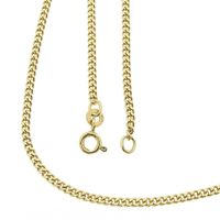 Gold gourmet link chain
