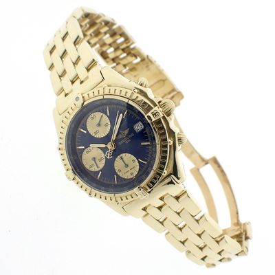 Image 2 of Breitling Chronomat; Exclusive 18k gold watch