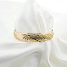 Image 8 of Two-tone gold bangle bracelet; Size M/L