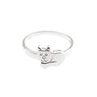 Image 5 of Silver children's ring with cat
