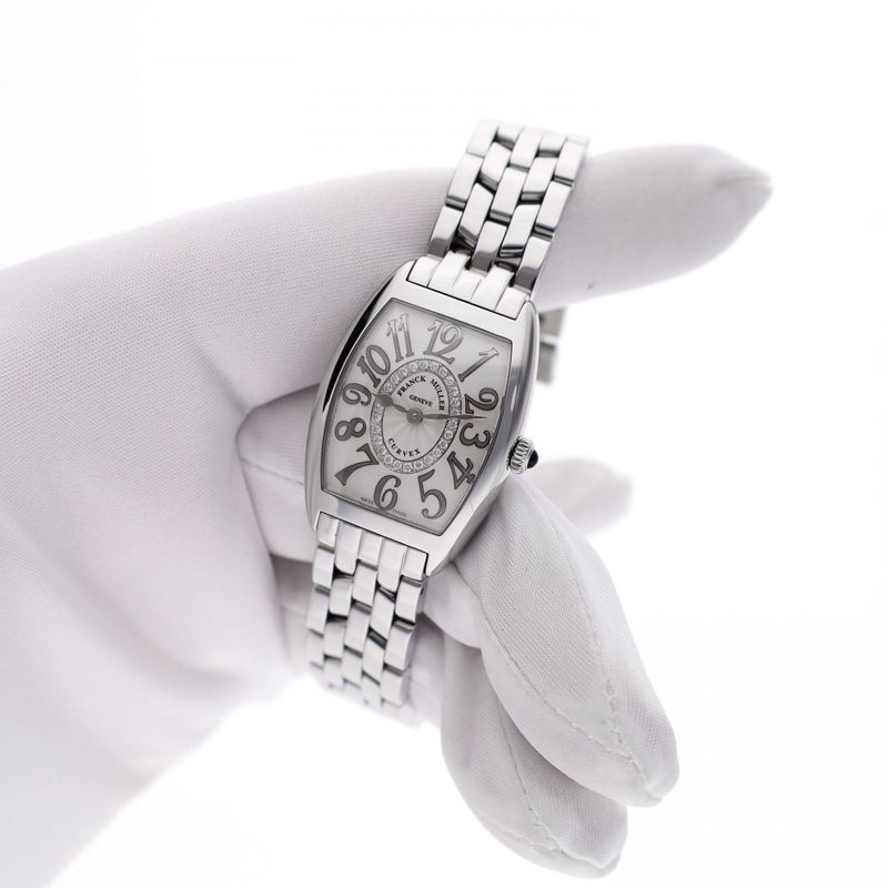 Image 10 of Franck Müller Cintrée Curvex; 1752QZCD1R; Quartz dames horloge