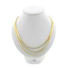 Image 1 of Gold matte Omega link necklace