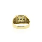 Image 4 of Gold signet ring with diamonds; 0.54 ct.