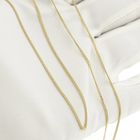 Image 7 of Gold thin gourmet link necklace | 51 cm