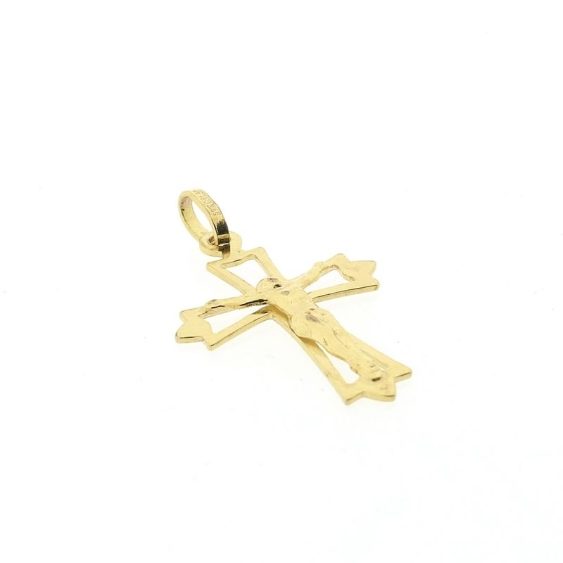 Image 3 of Gold pendant of a cross with corpus