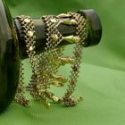 Image 2 of 14 Karat Gold Gallery Wire Link Necklace; 44 cm