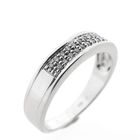 Image 4 of White gold pavé ring with diamonds | 0.11 ct.