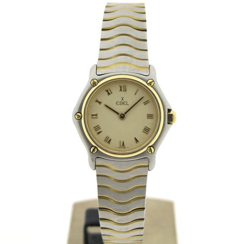 Image 1 of Ebel Classic Wave 166901; 18k gold/steel women's watch