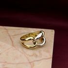 Image 2 of Two-tone gold link ring