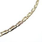Image 5 of Two-tone gold Figaro link chain