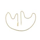 Image 6 of Gold twisted link chain | 46 cm