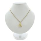 Image 3 of Gold pendant of a skier