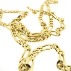Image 8 of Long gold Figaro link chain
