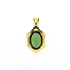 Image 6 of Gold pendant with peridot stone