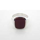 Image 5 of Signet ring set with carnelian