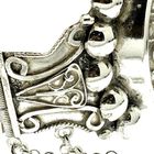 Image 6 of Silver wide bohemian bracelet | Ø 63 mm