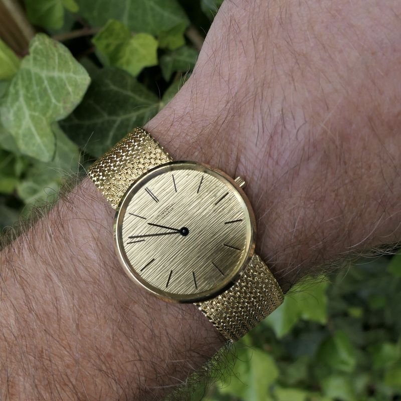 Image 12 of Universal Geneva 'Ultra Thin' 18205/11; Vintage 18k gold men's watch