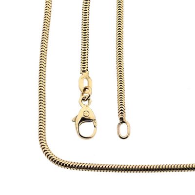 Image 1 of Gold snake link chain | 42 cm