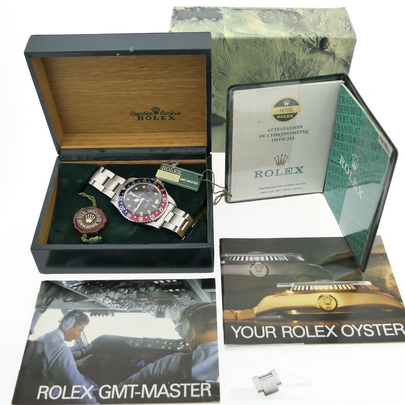 Image 4 of Rolex GMT-Master 'Pepsi' 16750; Vintage men's watch
