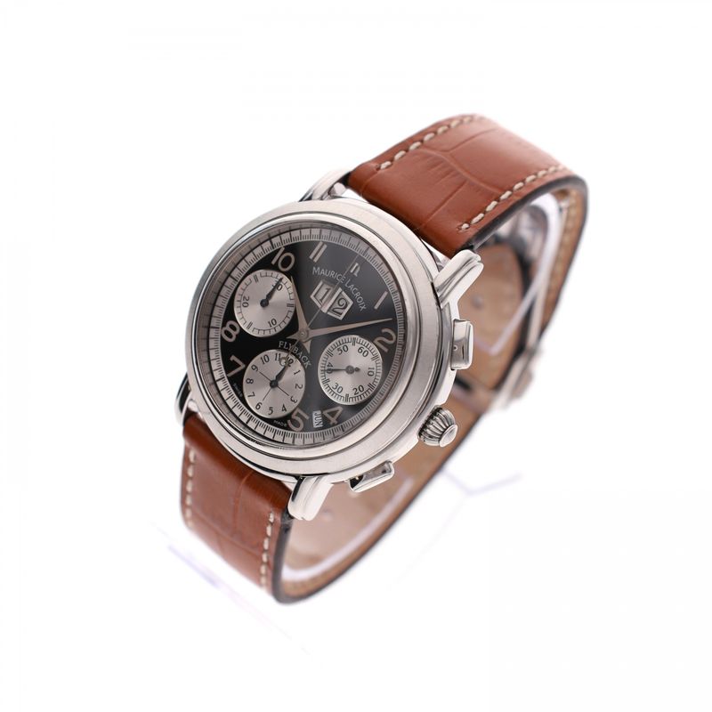 Afbeelding 3 van Maurice Lacroix Masterpiece 'Flyback Annuaire' MP6098; Automatisch Heren Horloge