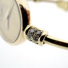 Image 6 of Baume Mercier; 18k. gouden dameshorloge met briljanten