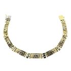 Image 6 of Two-tone gold link bracelet with elephants